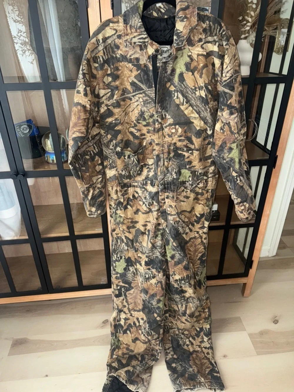 Vintage Mossy Oak FieldStaff camouflage jumpsuit coverall insulated hunting